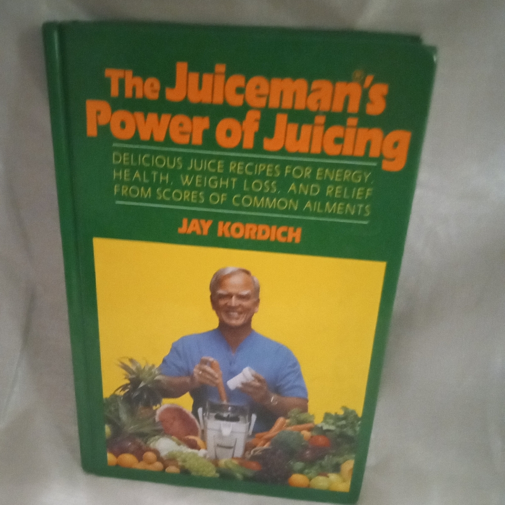 The Juiceman's Power of Juicing Book by Jay Kordich - Green Cover